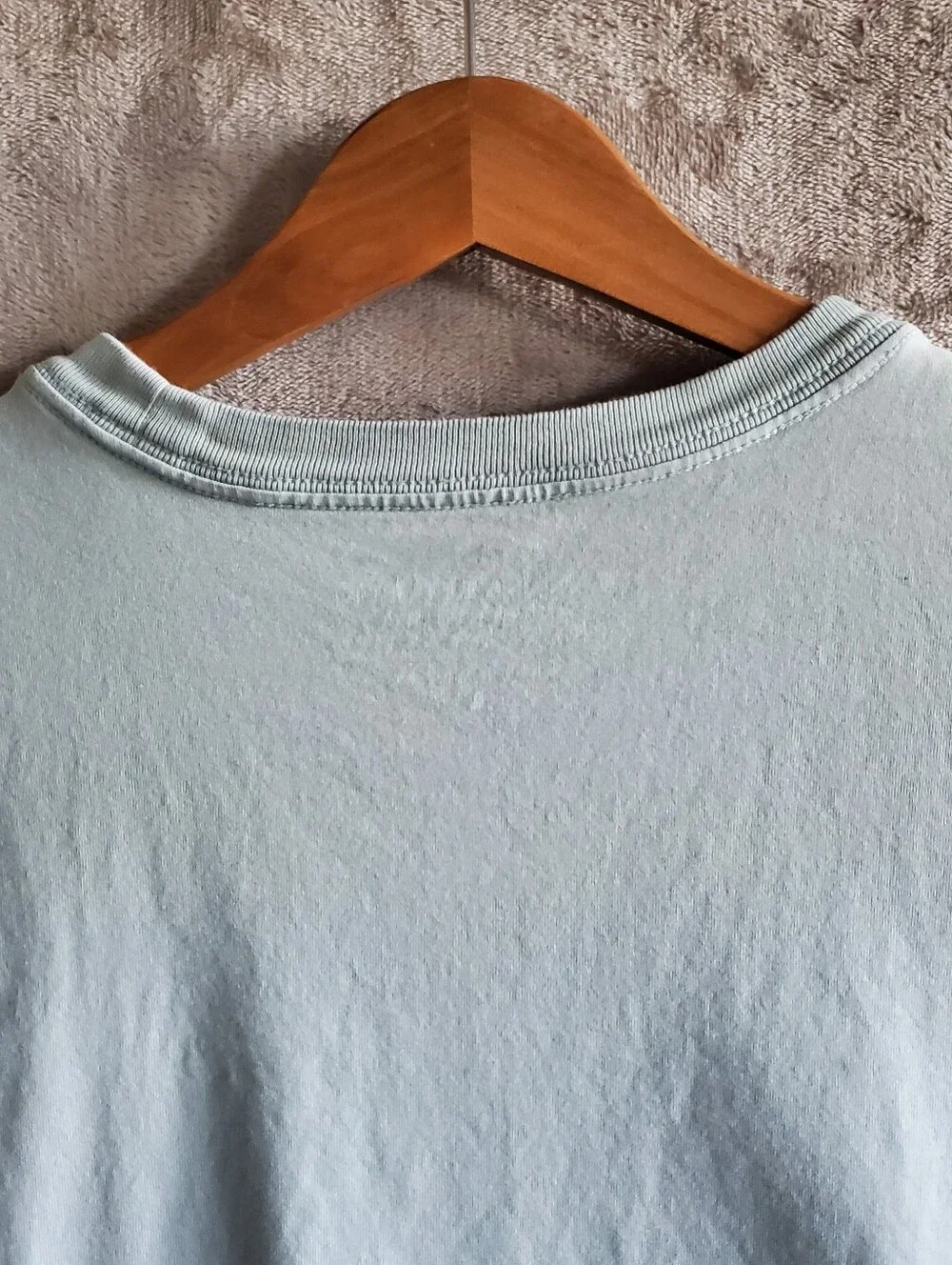 Banana Republic Authentic Tee Mens L Mint Green Supima Cotton Pocket T-shirt